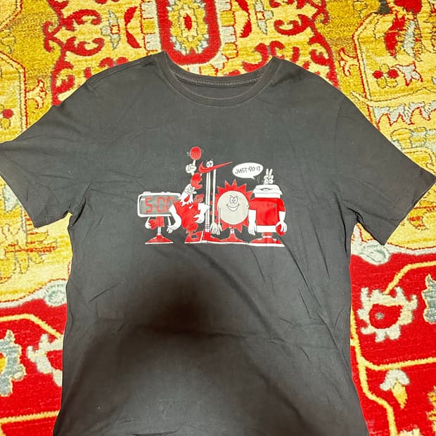 나이키 저스트두잇 프린팅 로고 반팔 티셔츠