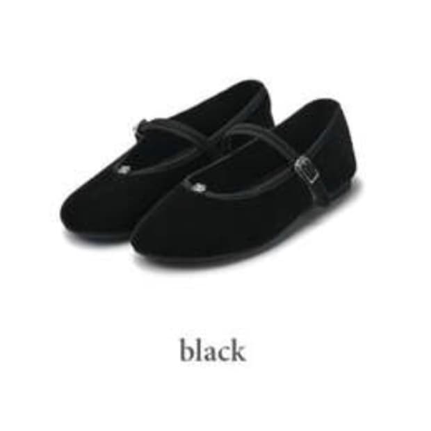 드파운드 벨벳 메리제인 슈즈