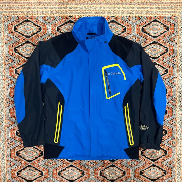 컬럼비아 블루 고어텍스 바람막이 점퍼 남성M