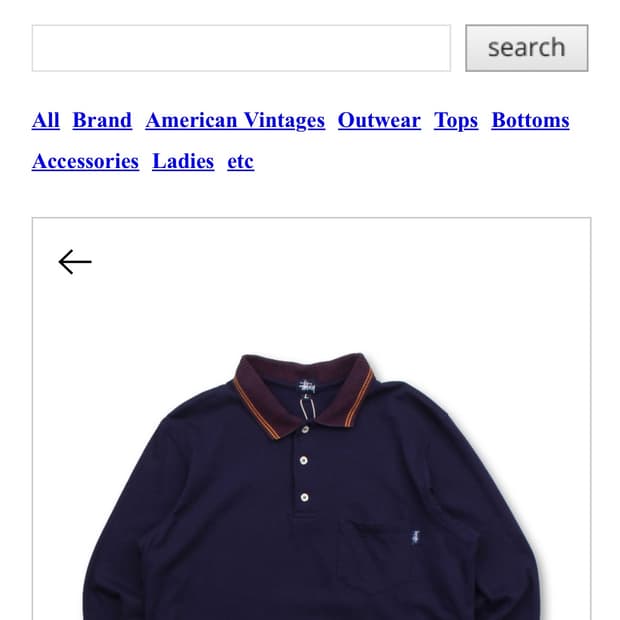 90s STUSSY Polo Shirts