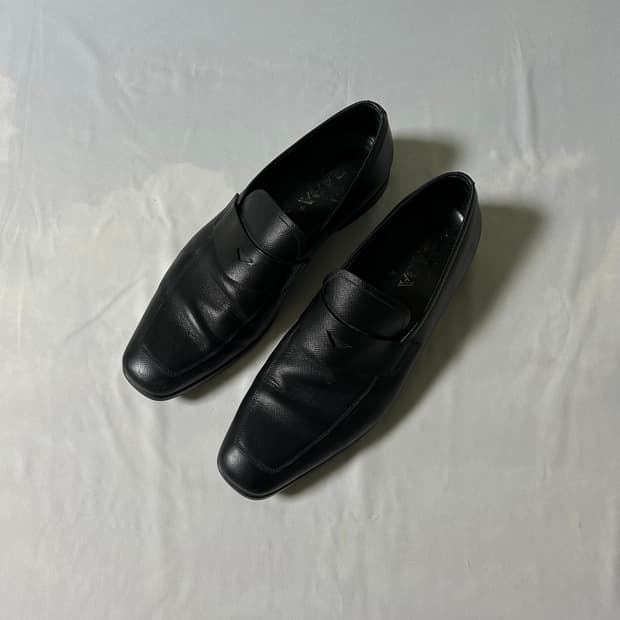 Prada sports strap loafers
