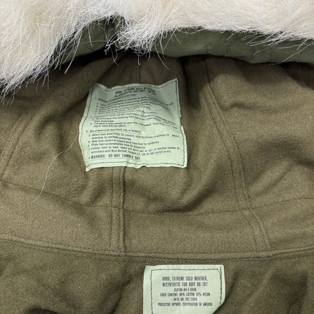 (데드스탁) U.S. Army M-65 피쉬테일 파카 전용 후드