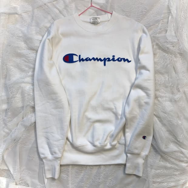 챔피온 생화이트 리버스위브 맨투맨