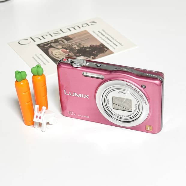 파나소닉 루믹스 SZ7 라이트핑크 빈티지디카