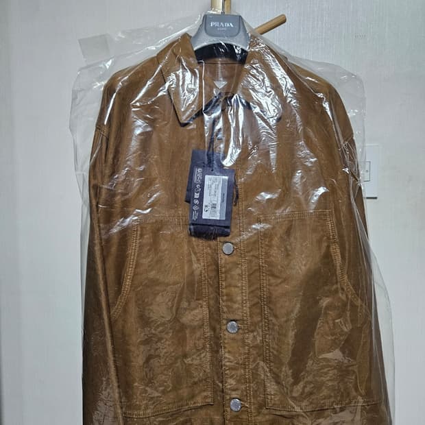 프라다 브라운 스웨이드 자켓