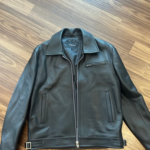도프제이슨 블랙 램스킨 자켓 L