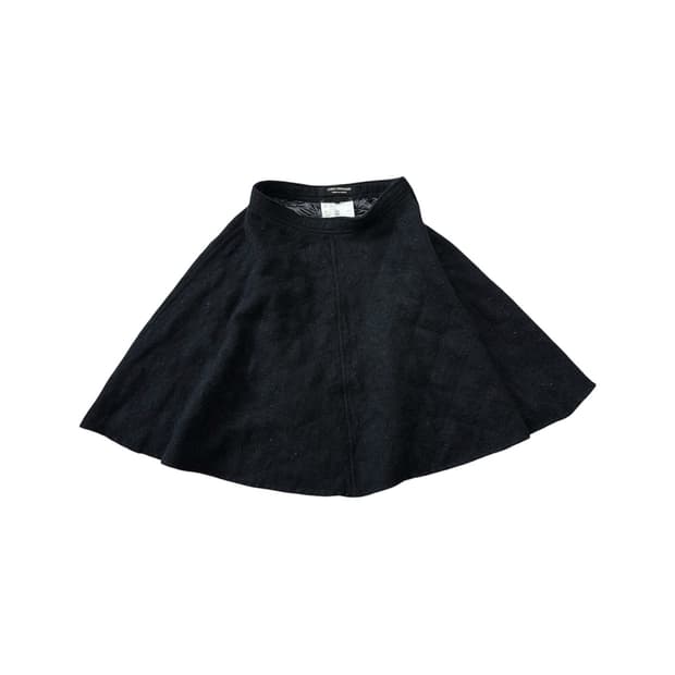Reversible Wool Skirt