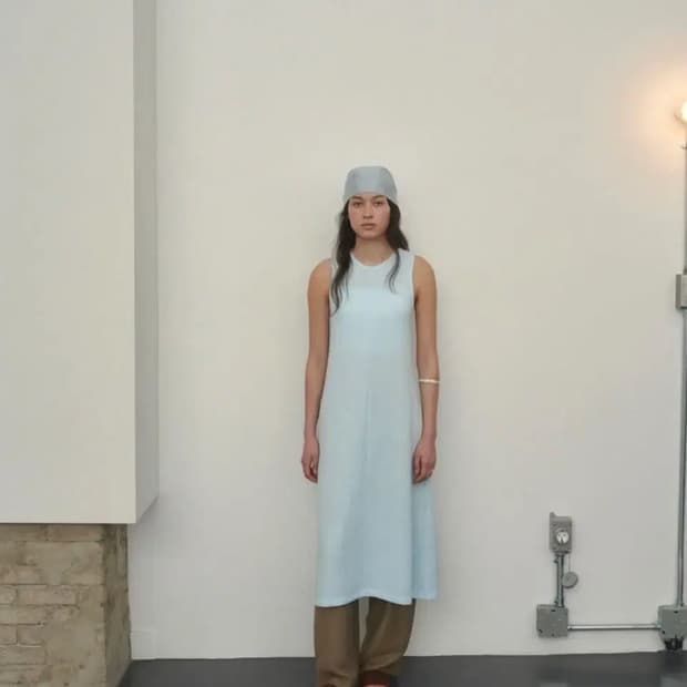 오스터 osthe leaf 드레스 아쿠아