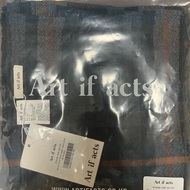 아트이프액츠 boucle wool scarf grey 울 스카프 +쿠폰