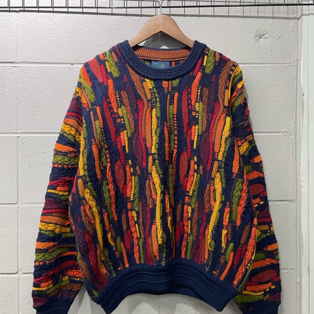 빈티지 케이블 니트