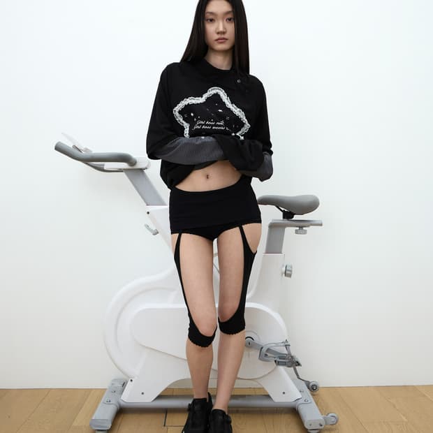 (새상품) 오호스ojos 가터 마이크로팬츠 레깅스