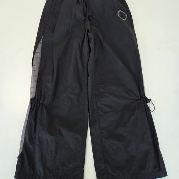 마뗑킴 사이드 컷아웃 레이어드 팬츠 블랙 S