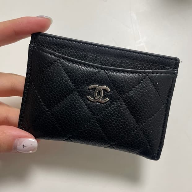 샤넬 카드지갑 은장 급처분 