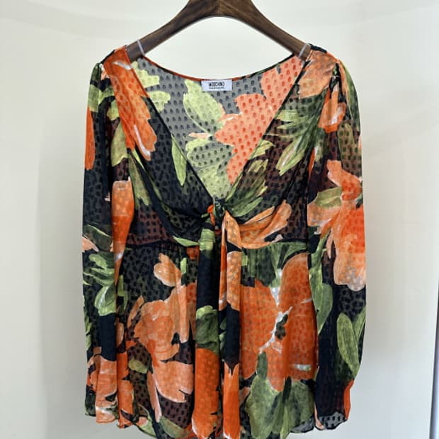 MOSCHINO_ silk blend (L)