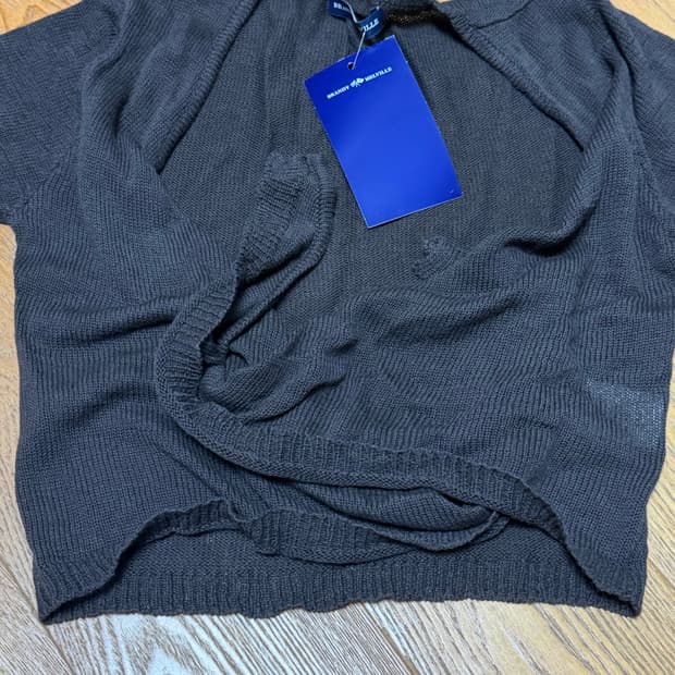 브랜디멜빌 브라운 반팔 가디건 (택ㅇ)