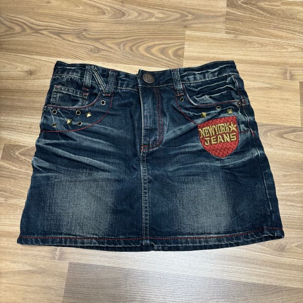 빈티지 데님치마 