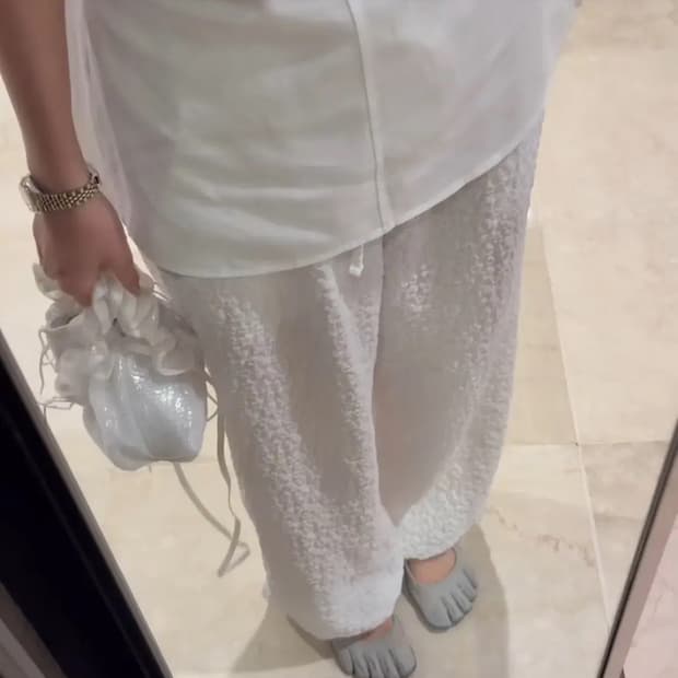 핑거오브스틸 토우즈 토프팬츠 july linen blouse