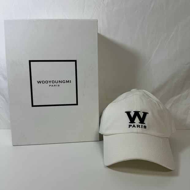 (OS) 우영미 W패치 볼캡 아이보리