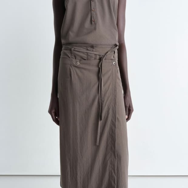 Lemaire 컨버터블 미디 스커트