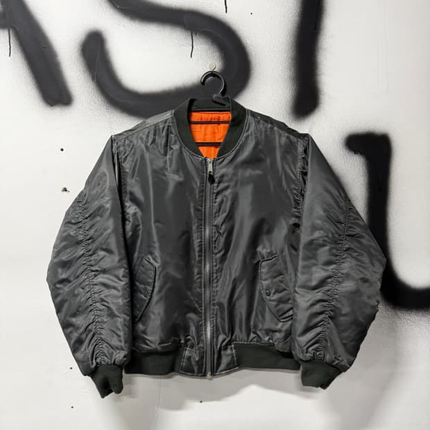 로스코 빅사이즈 리버시블 Ma-1 플라이트 봄버 자켓