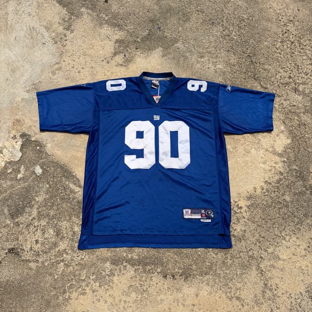 리복 NFL 뉴욕 자이언츠 제이슨 피에르폴 유니폼 져지 XL