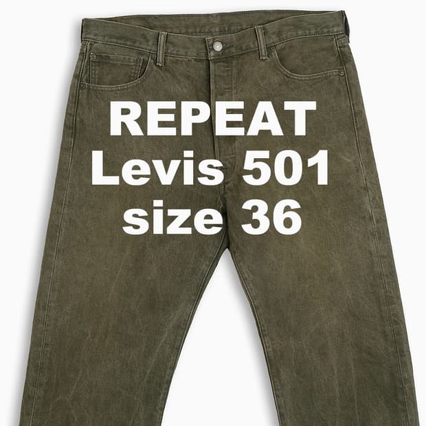 빈티지 리바이스 501 36 인치 LV5013857