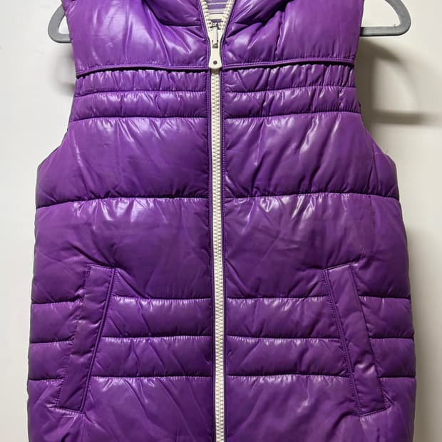 여성 패딩 조끼 