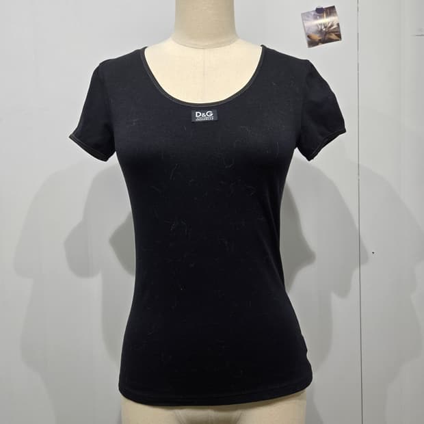 돌체앤가바나 D&G 블랙 반팔 티셔츠