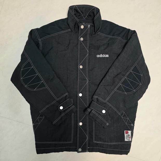 [아디다스] 경량 패딩 자켓 90s 스틱맨 레어템 