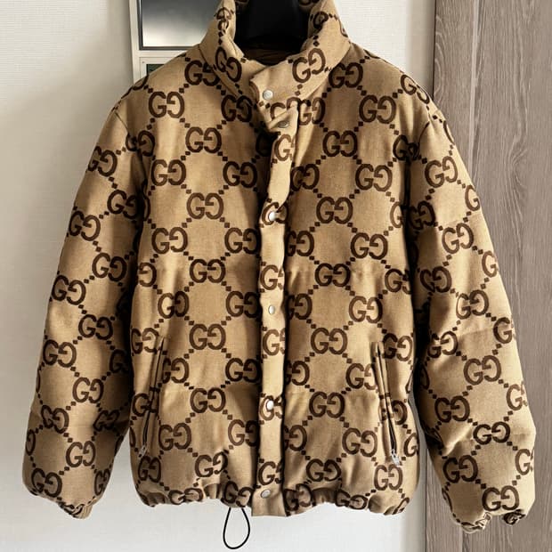 구찌 GG 자카드 캔버스 패딩 52사이즈