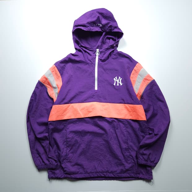MLB 뉴욕 양키스 나일론 풀오버 아노락 (L)