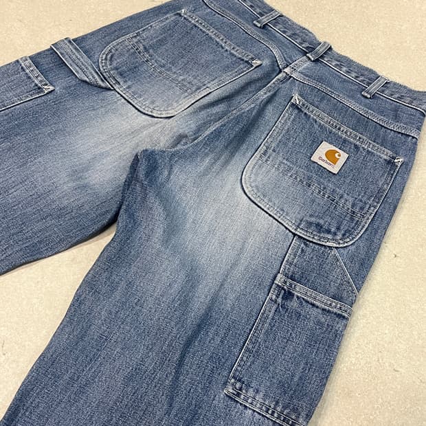 칼하트 카펜더 워크 데님 팬츠