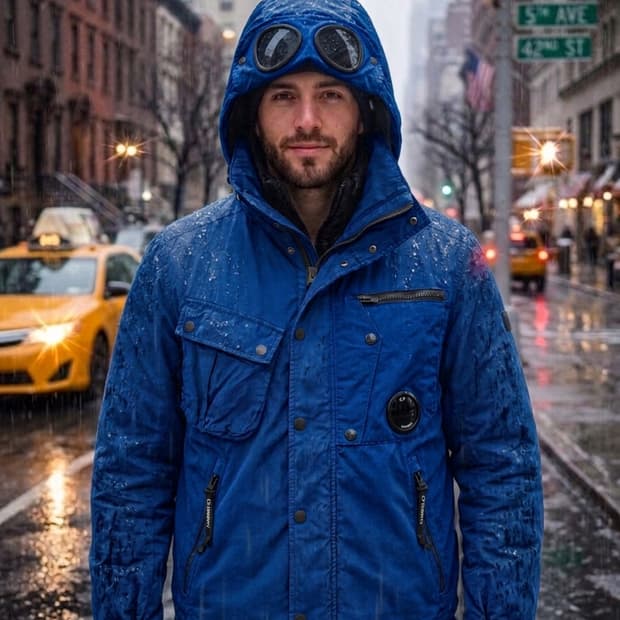 [국내정품]CP 컴퍼니의 바람막이 고글 렌즈와펜 자켓 (95슬림)