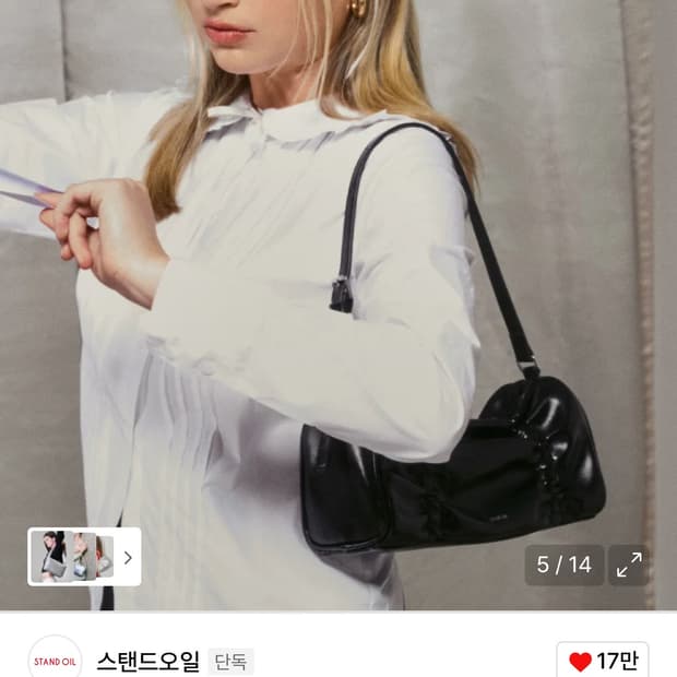 스탠드오일 플리츠백