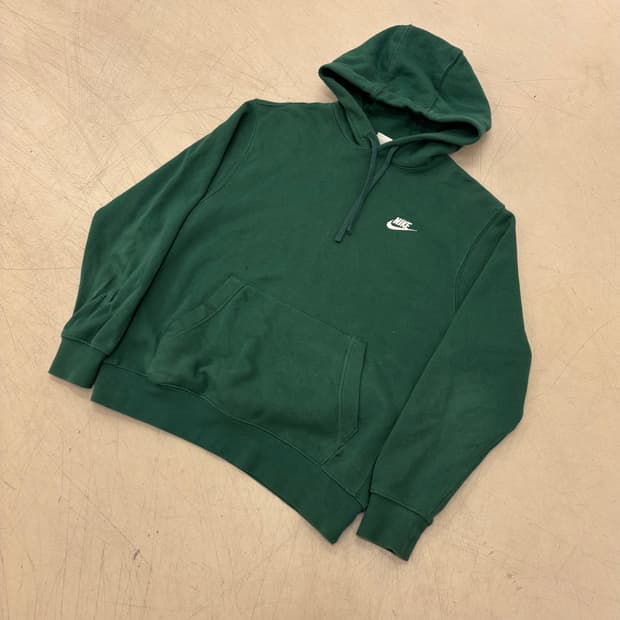 나이키 퓨추라 그린 후드티