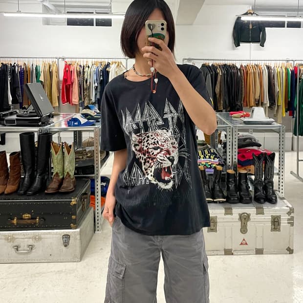 DEF LEPPARD band t-shirt 데프 레파드 밴드 티셔츠