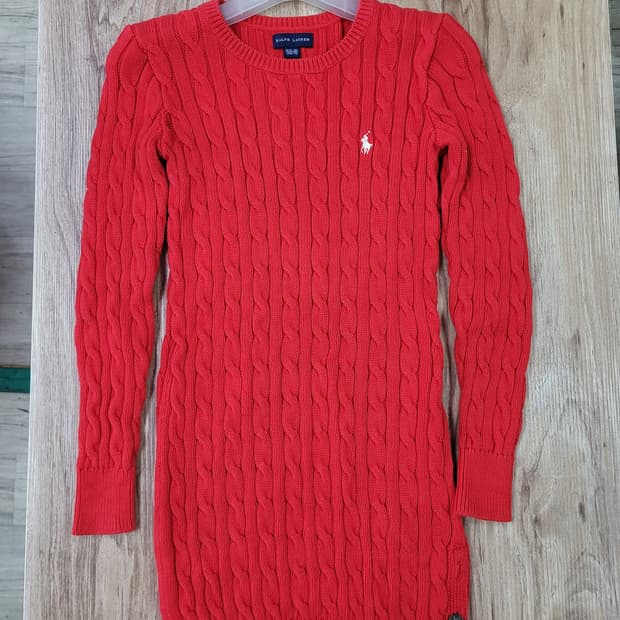 Polo 폴로 랄프로렌 케이블 니트 원피스