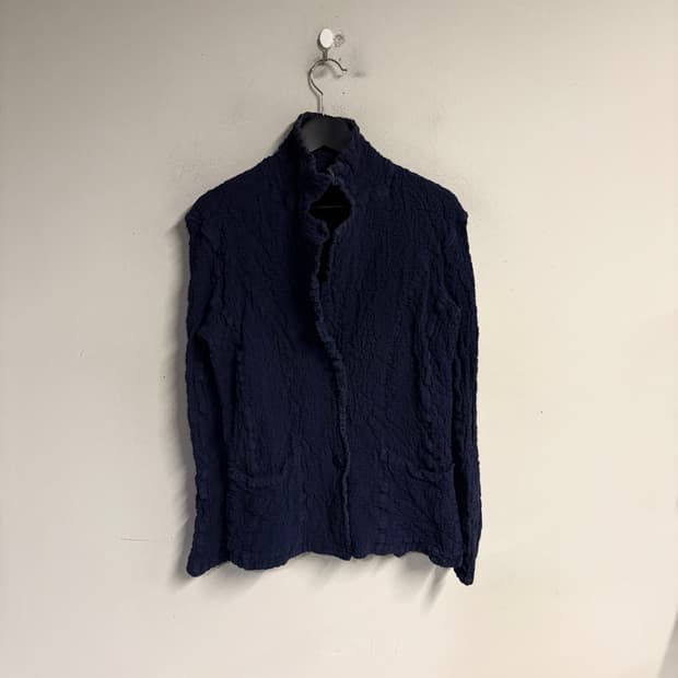 ISSEY MIYAKE me crinkle texture jacket n