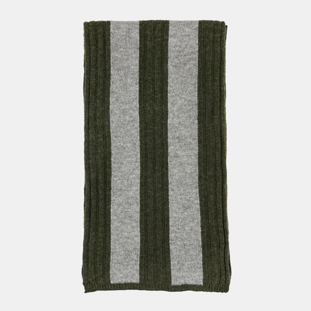 빈티지 스트라이프 머플러 