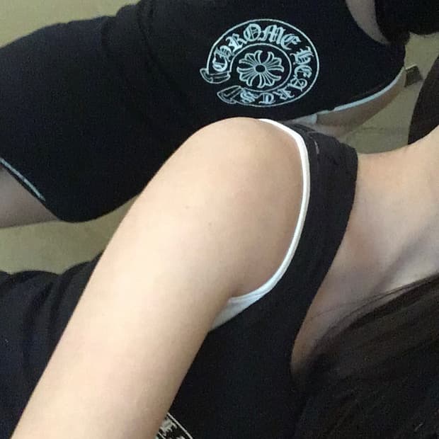 크롬하츠 홀스슈 탱크탑 슬리브리스 s