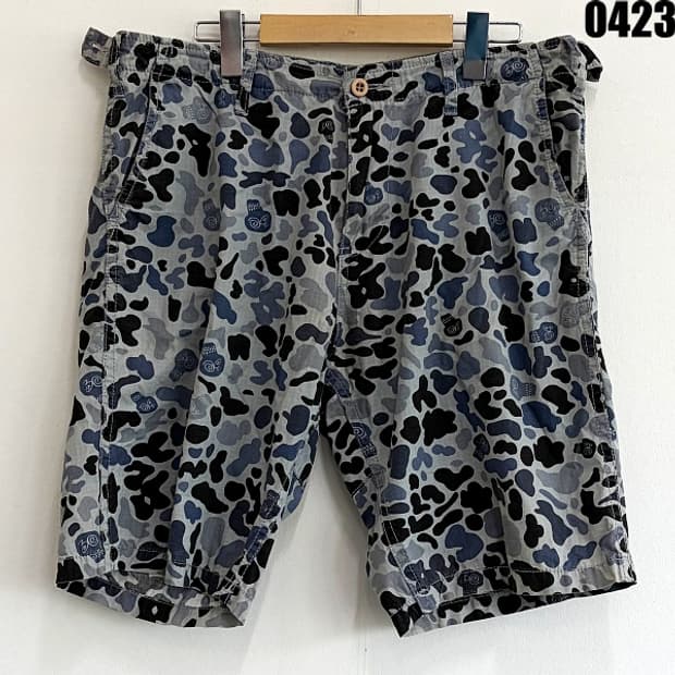 스투시 카모 반바지 34 0423