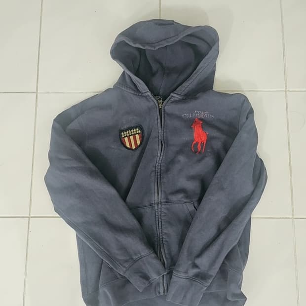 폴로 빅포니 후드집업