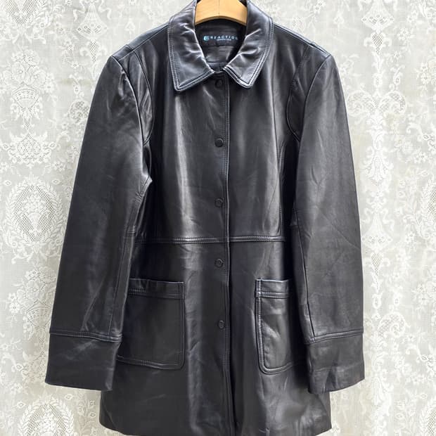 케네스콜 리액션 양가죽 자켓