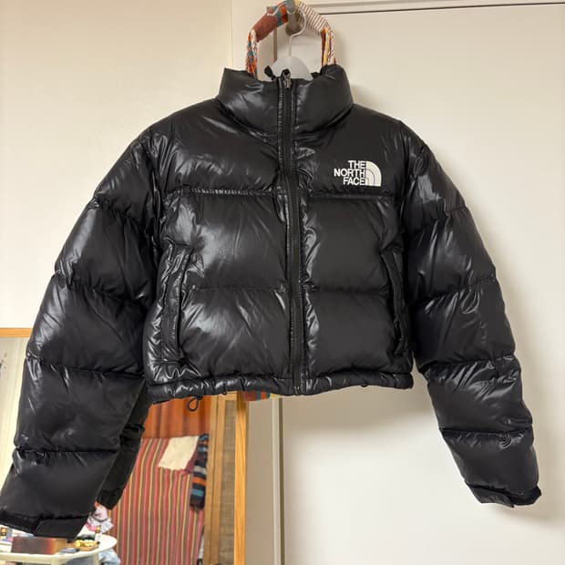[US S] 노스페이스 눕시 숏 자켓 블랙