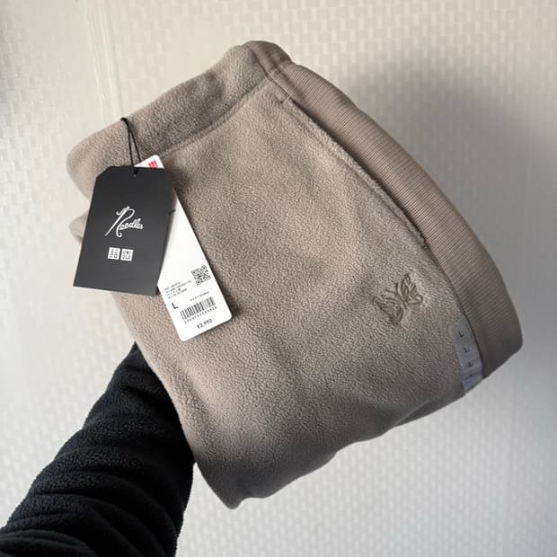 [새상품/L] 유니클로 니들즈 베이지 바지 팬츠(일반기장)