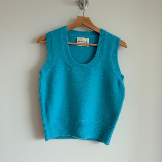 포니테일(PONYTAIL) 니트 베스트