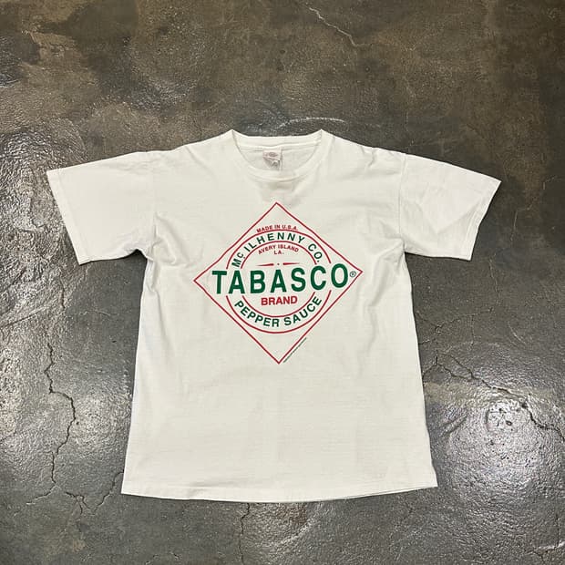 90s made in USA TABASCO 타바스코 오리지널 반팔티