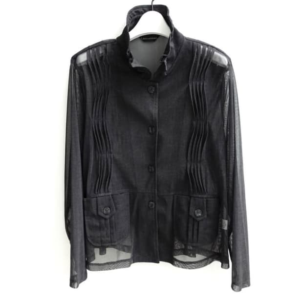 see-through Pocket Jacket