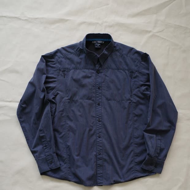 아크테릭스 아웃도어 체크 셔츠