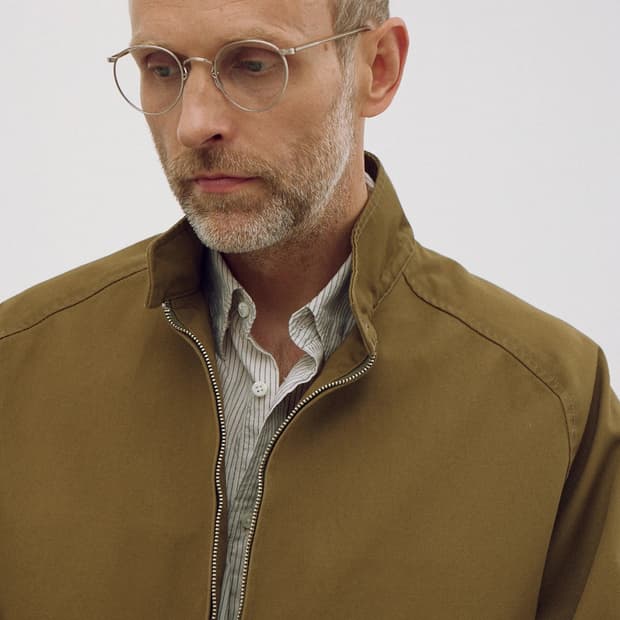 포터리 코튼 해링턴 자켓